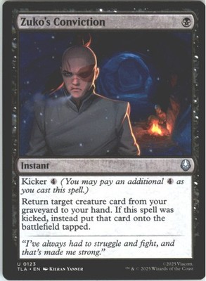 Zuko's Conviction - Avatar: The Last Airbender #123 LP Regular Magic mtg
