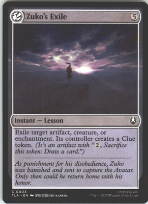 Zuko's Exile - Avatar: The Last Airbender #3 LP Regular Magic Mtg